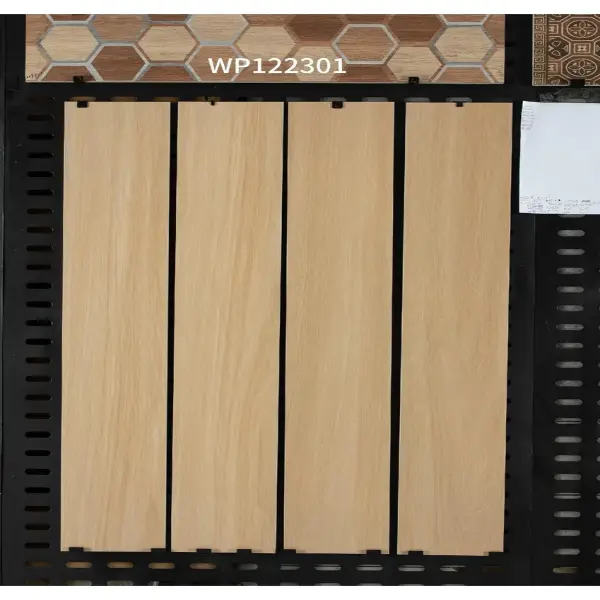 Indoor wood-look strip tile, 200 x 1200 mm, Series B selection 009