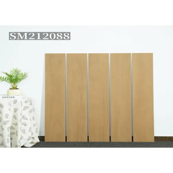 Indoor wood-look strip tile, 200 x 1200 mm, Series B selection 011