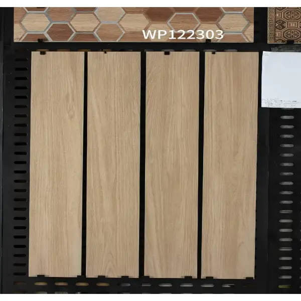 Indoor wood-look strip tile, 200 x 1200 mm, Series B selection 015