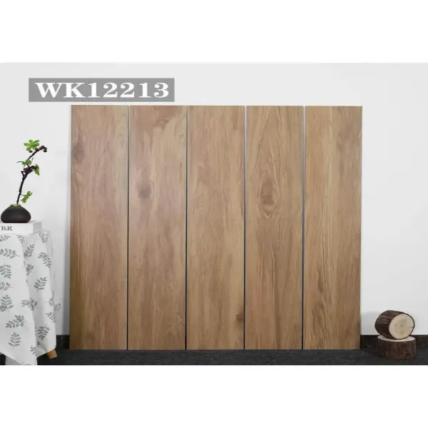 Indoor wood-look strip tile, 200 x 1200 mm, Series B selection 017