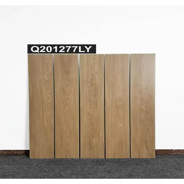 Indoor wood-look strip tile, 200 x 1200 mm, Series B selection 018