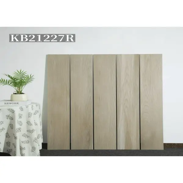 Indoor wood-look strip tile, 200 x 1200 mm, Series B selection 019
