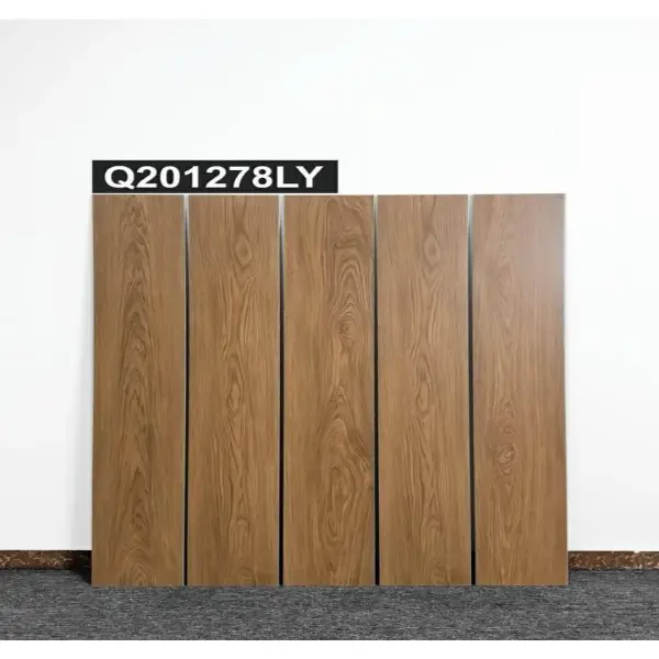 Indoor wood-look strip tile, 200 x 1200 mm, Series B selection 021