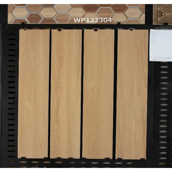 Indoor wood-look strip tile, 200 x 1200 mm, Series B selection 022
