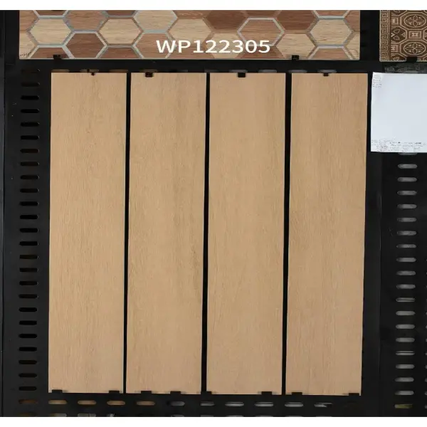 Indoor wood-look strip tile, 200 x 1200 mm, Series B selection 024